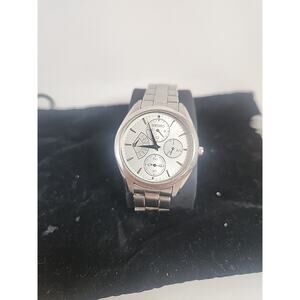 SEIKO Quartz 35MM White Dial SS Women's Watch